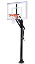 First Team Jam II-BP Steel-Acrylic In Ground Adjustable Basketball System44; Orange