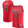 Men's Fanatics Branded Zach LaVine Red Chicago Bulls Fast Break Replica Jersey - Icon Edition