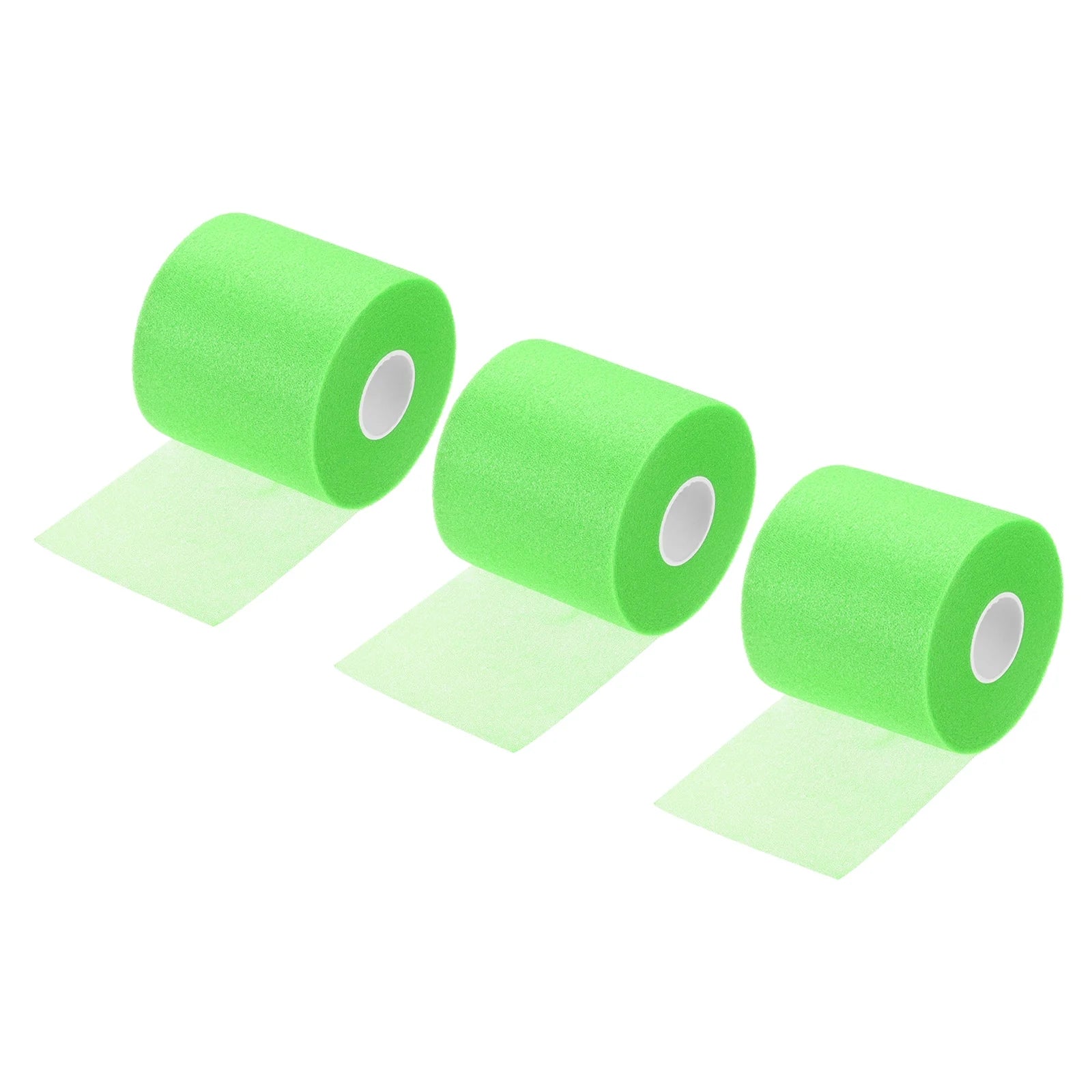 Uxcell 30 Yard PE Tennis Badminton Racket Grip Cushion Wrap Tape Backing Film, Green 3 Pack
