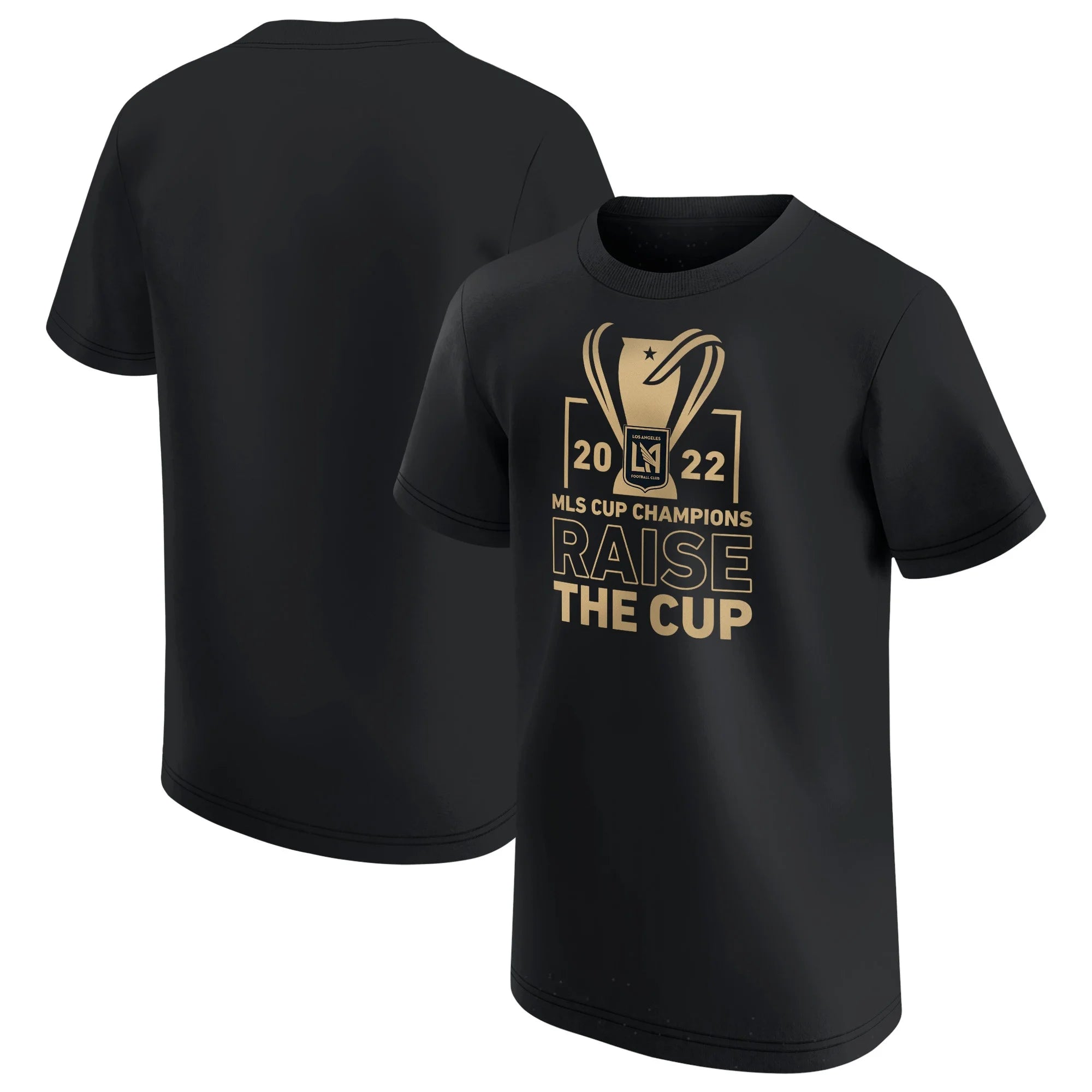 Youth Fanatics Branded Black LAFC 2022 MLS Cup Champions Parade T-Shirt