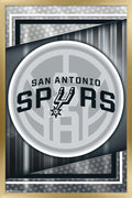 NBA San Antonio Spurs - Logo 17 Wall Poster, 22.375 x 34, Framed