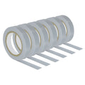 Uxcell 32.8Ft Tennis Racket Badminton Racquet Grip Finishing Tapes, Silver 6 Pack