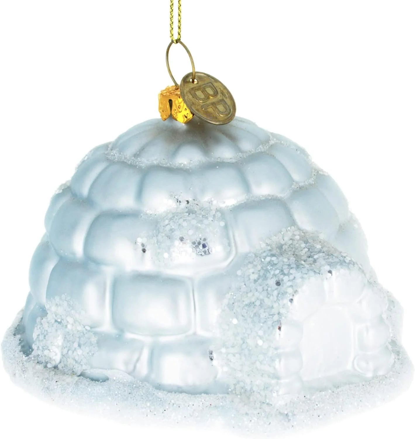 Arctic Dwelling: Igloo - Blown Glass Christmas Ornament