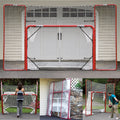 Monster by EZgoal Hockey Folding Goal with Backstop and 4 Targets Net