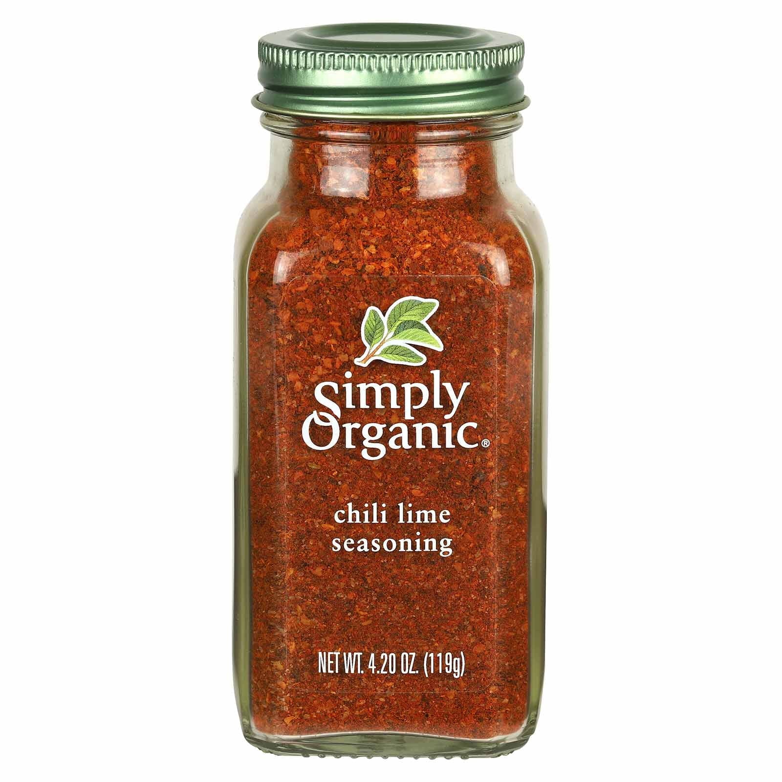 Simply Organic Organic Chili Lime Seasoning Powder, 4.20 Oz | Pack of 6