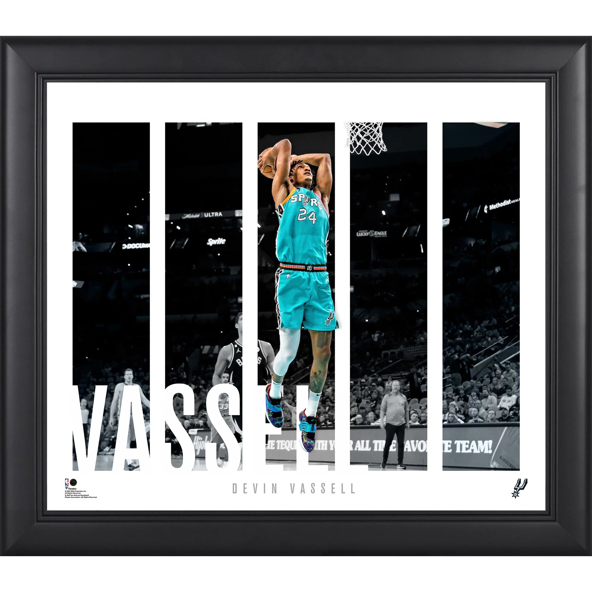 Devin Vassell San Antonio Spurs Framed 15 x 17 Player Panel Collage
