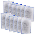 Tawatiler 12 Pack Assembled Large Filter Cartridges for Tetra Whisper Bio-Bag Filters 20i 40i IQ20/30/45/60 PF20/30/40/60