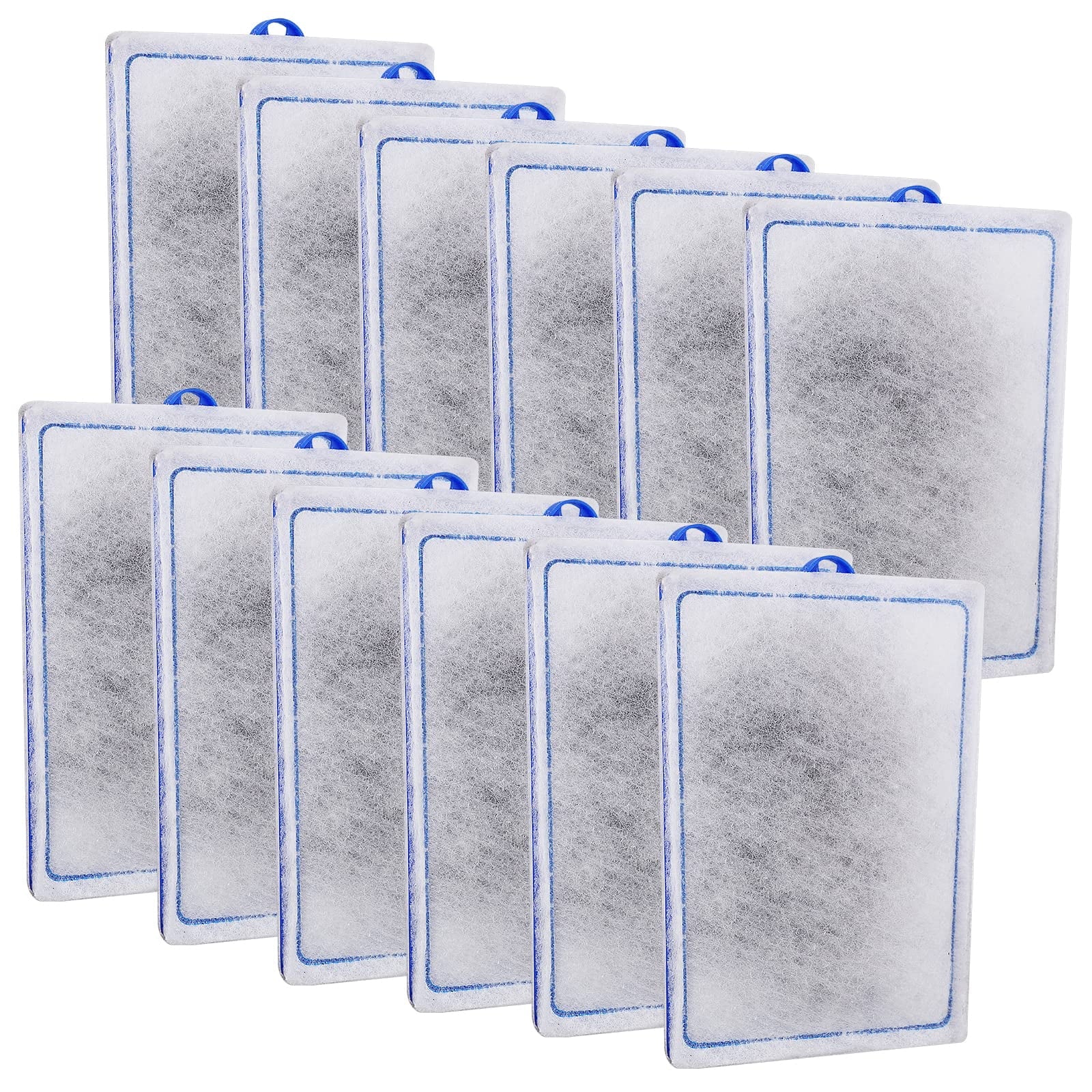 Tawatiler 12 Pack Assembled Large Filter Cartridges for Tetra Whisper Bio-Bag Filters 20i 40i IQ20/30/45/60 PF20/30/40/60