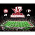 Alabama Crimson Tide 2017 National Champions 16x20 Print