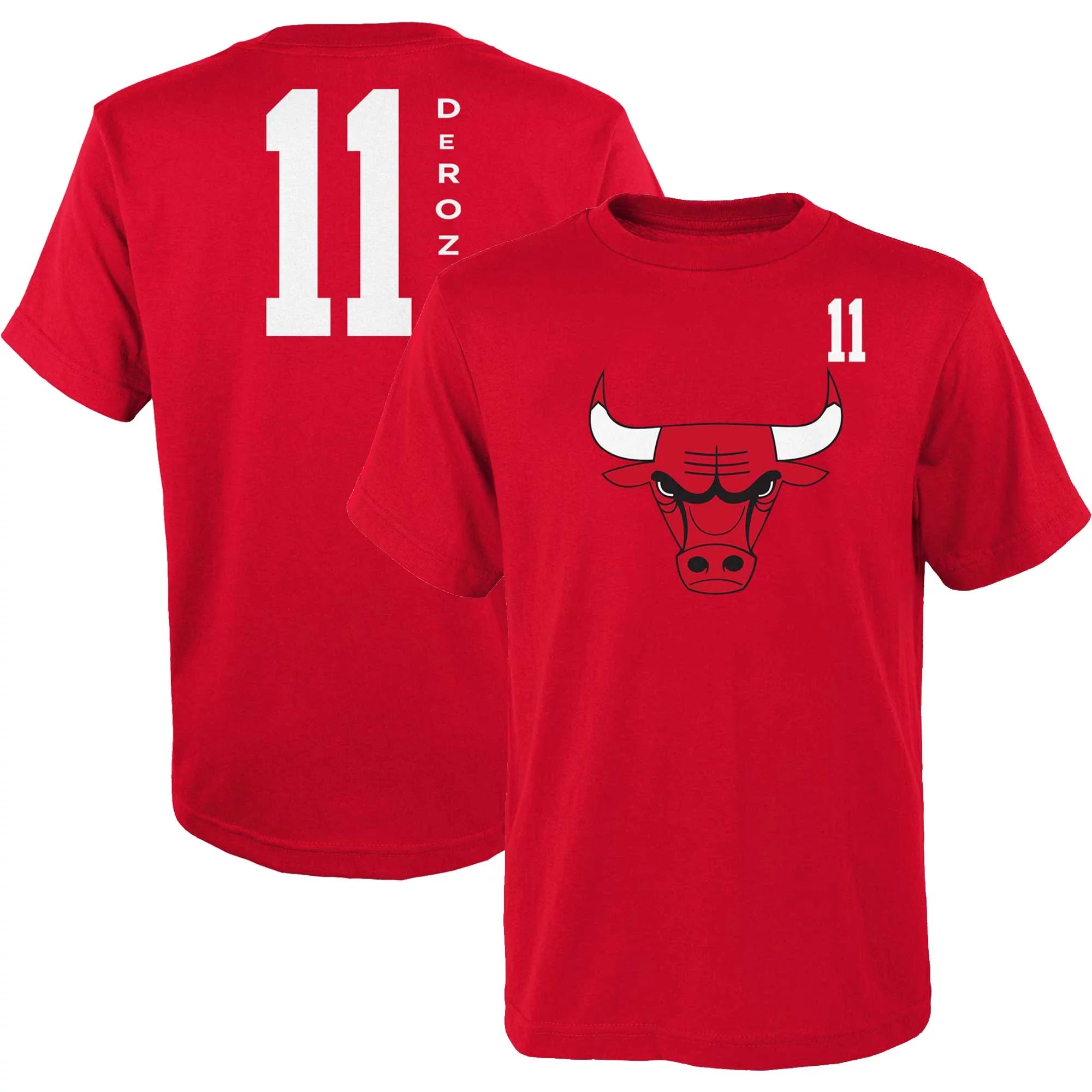 Youth DeMar DeRozan Red Chicago Bulls Player T-Shirt