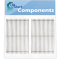 2-Pack BBQ Grill Cooking Grates Replacement Parts for Weber 83780001 - Compatible Barbeque Grid 19 1/2