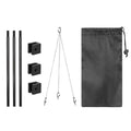 GARENDE Baking Pan Tripod Holder Campfire Grill Tripod for Traveling Fishing Outdoor 21.5cm with Chain