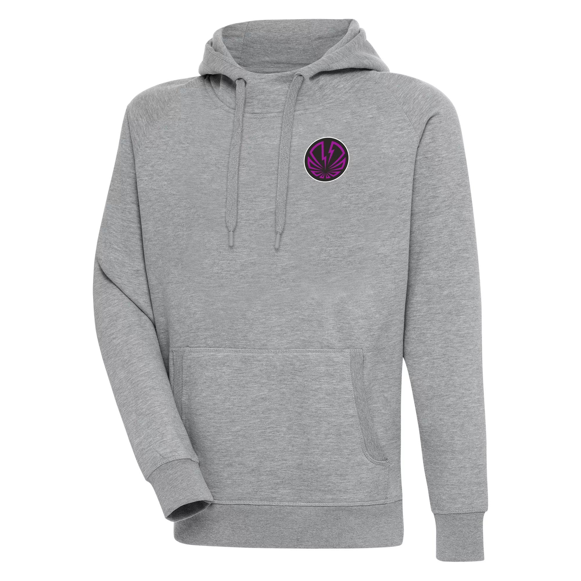 Men's Antigua  Heather Gray NBA G League Ignite Victory Pullover Hoodie