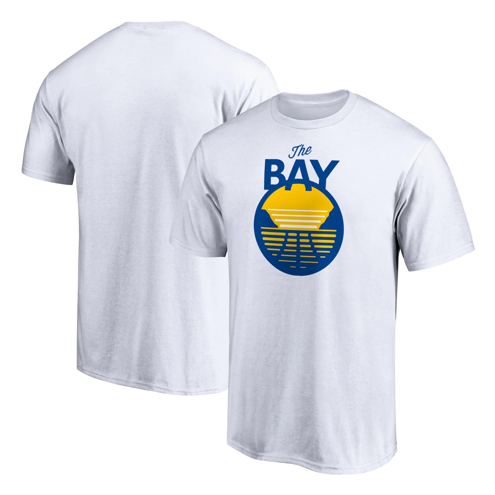 Men's Fanatics Branded White Golden State Warriors The Bay Logo T-Shirt