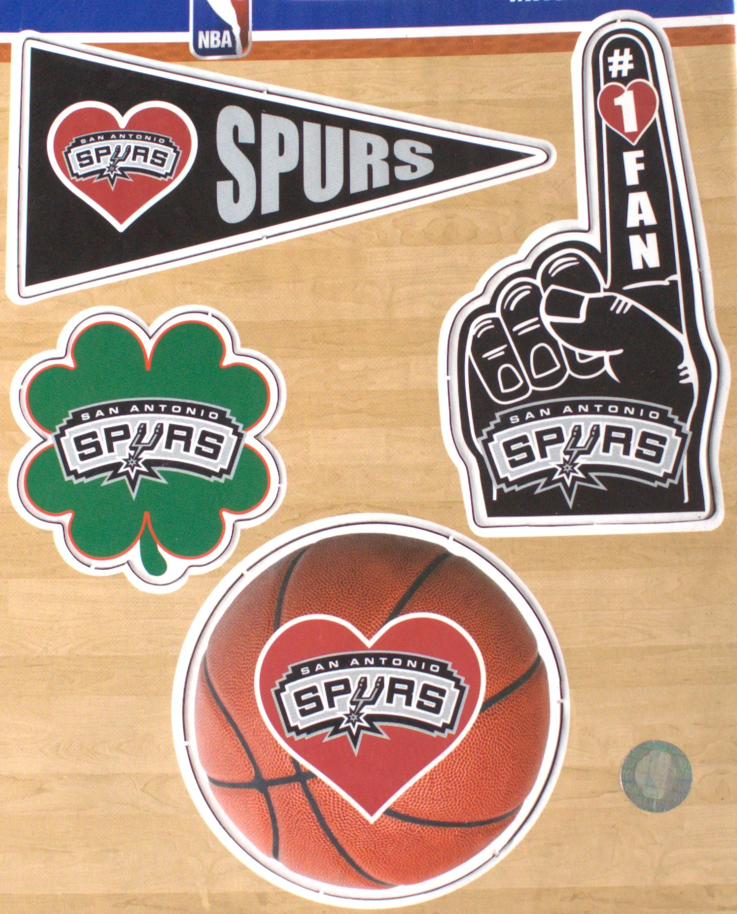 San Antonio Spurs 4 Pack Magnet Set