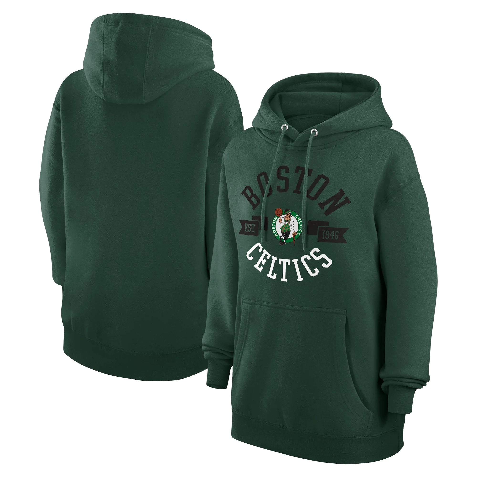 Women's G-III 4Her by Carl Banks  Green Boston Celtics City Pullover Hoodie