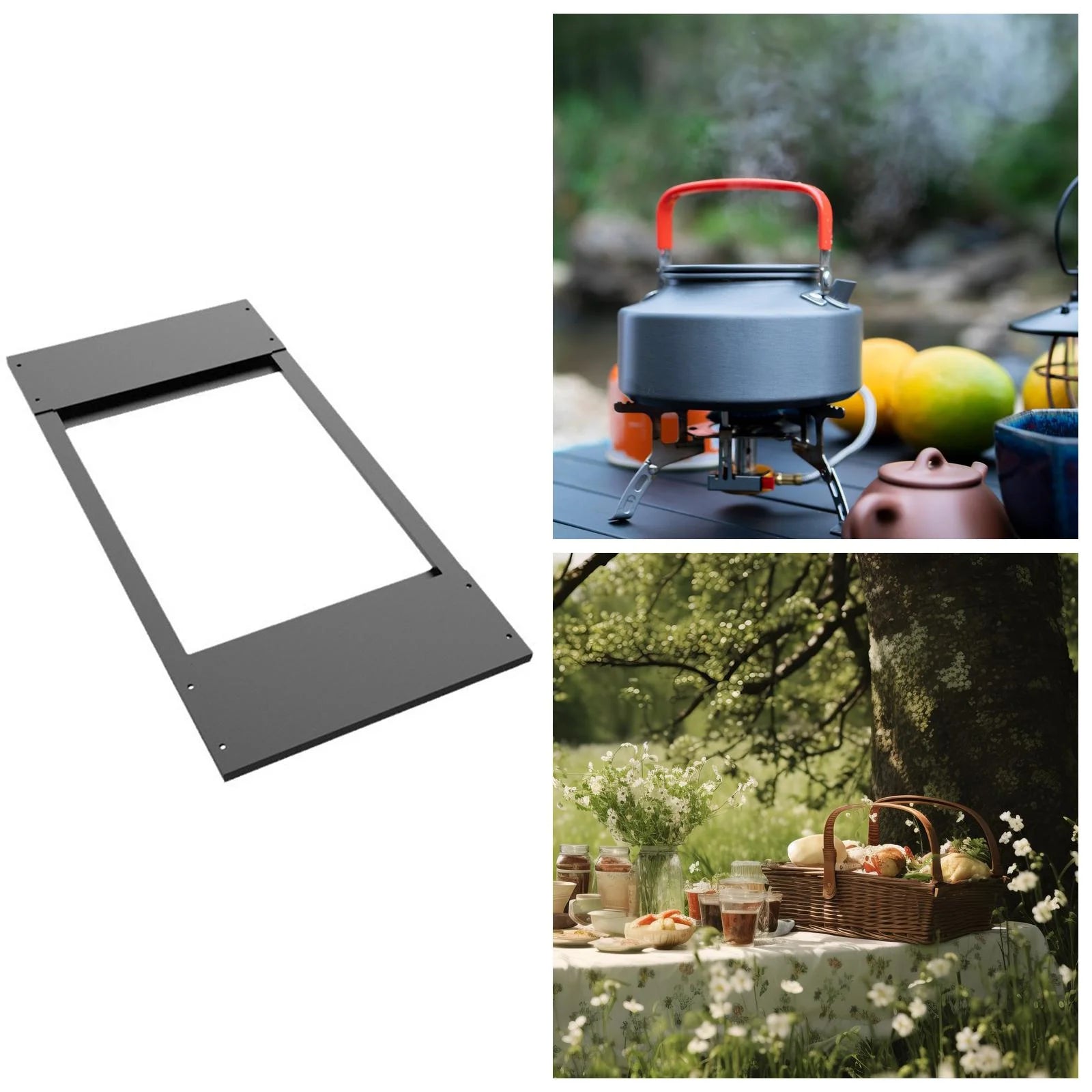 Colaxi Igt Frame Frame for A Tea Picnic Igt Table Light Professional Aluminum Alloy for Barbecue Table Universal for Camping