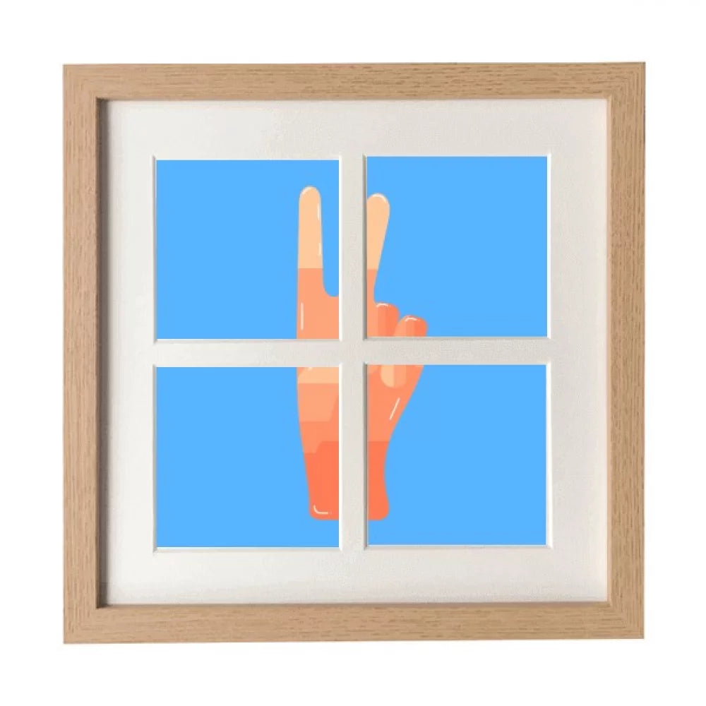 Scissorhands Netcut Clippers Lively Hand Frame Wall Tabletop Display 4 Openings Picture