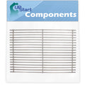 BBQ Grill Cooking Grates Replacement for Weber 7528, 3741001, 6670001, 6570001, 3751001, 3770001, 3841001, 93741001, 3880001, 3870001, 3742301, 6650001, 6531301, 6621301 - Barbeque Grid 19 1/2