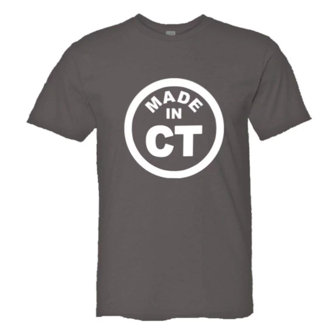 PleaseMeTees? Mens From Born Made In Connecticut CT Logo Label HQ Tee