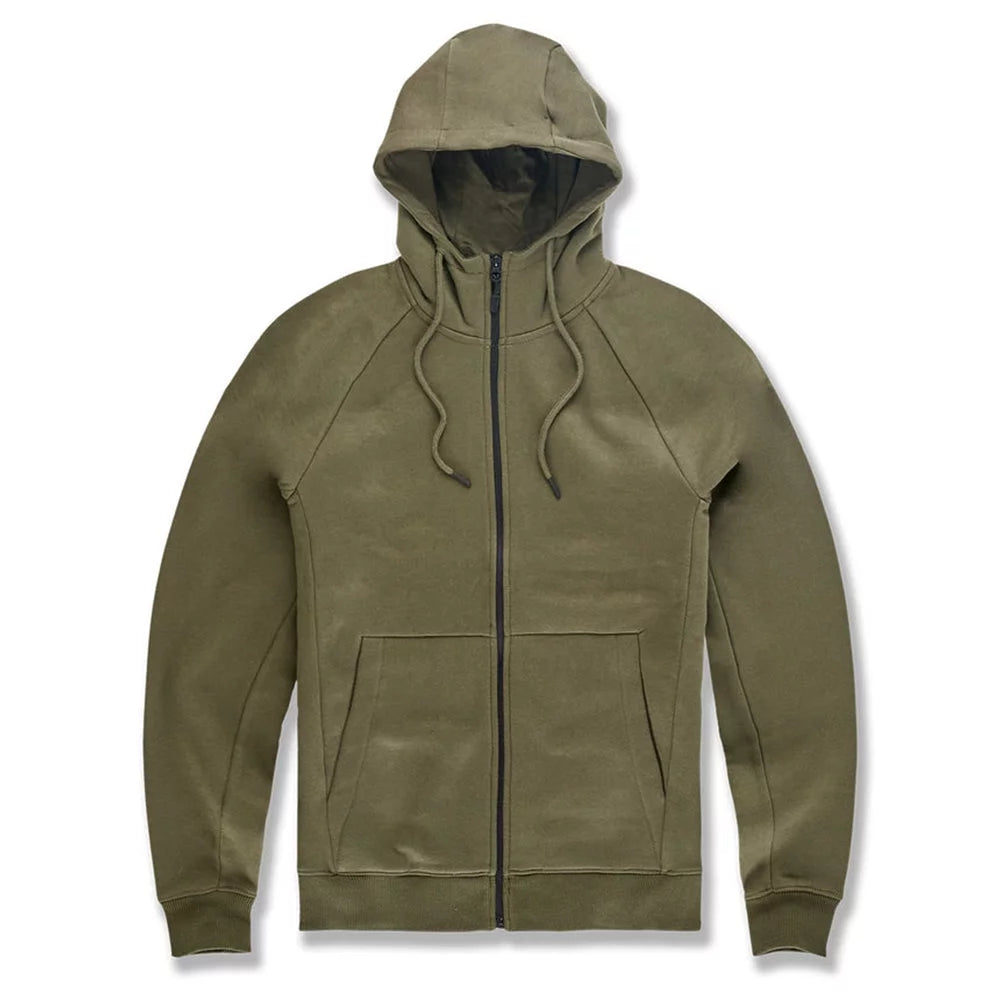 Jordan Craig Men Uptown Zip Up Hoodie(Olive)