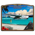 Past Time Signs LG701 Clipper Plasma Sign - 16 x 13 in.