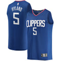 Youth Fanatics Branded Bones Hyland Royal LA Clippers Fast Break Player Jersey - Icon Edition