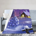 Kll Fleece Blanket Plush Throw Blanket Christmas Igloo,Soft Fuzzy Cozy Flannel Blanket For Couch Sofa Bed.(50X40)