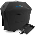 Nestl 4-5 Burner Grill Cover, Large 64 Black Premium Heavy Duty Barbecue Grill Cover, BBQ Grill Cover is Durable Gas Grill Cover with Front Zipper Pocket