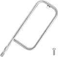 Grisun 41862 Grill Burner for Weber Q200, Q220, Q2000 Q2200, 396000, 396001, 396002, 566002, 53060001, 304 Stainless Steel 20.5 Inches Grill Burner Tube Pipe Kit Replacement for Weber 69956/60041