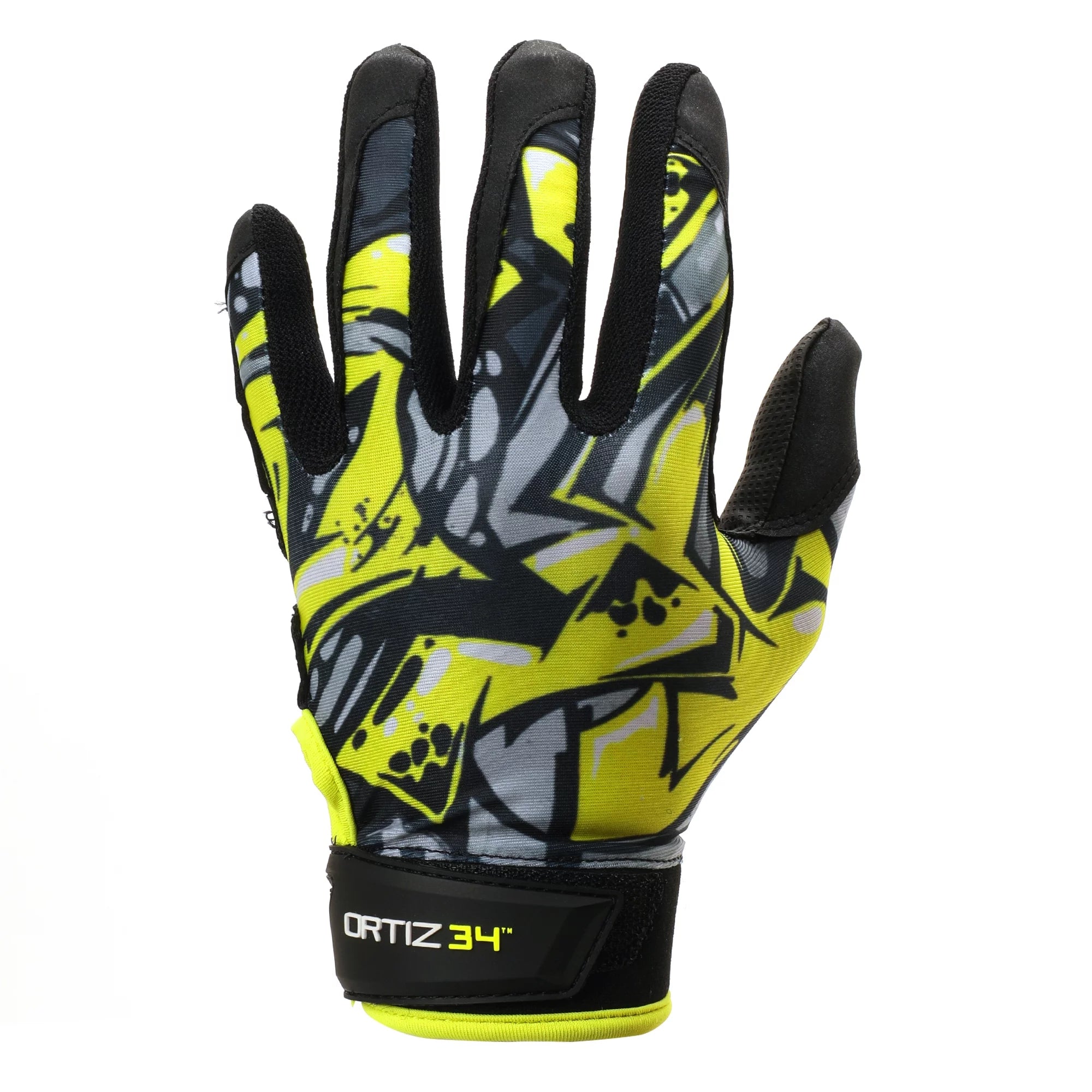 Ortiz34 Youth Baseball Batting Gloves (Large)