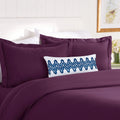 1500 Ultra-Soft Brushed Microfiber Wrinkle Resistant Twin/Twin XL Eggplant-Purple