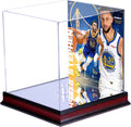 Stephen Curry Golden State Warriors Mahogany Basketball Display Case with Sublimated Plate - Fanatics Authentic Certified