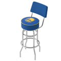 Trademark Gameroom Golden State Warriors City Bar Stool with Back Rest