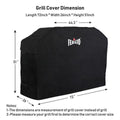 FEASTO 72 inches Outdoor Waterproof Gas Grill Cover,Charcoal Grill Cover,Pallet Grill Cover L72¡± x W26¡± x H51