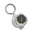 Basketball Sport Simple Geometry Pattern Finger Nail Clippers Scissor Stainless Steel Cutter