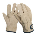 Fire Resistant Camping Gloves Cowhide Leather Mittens for BBQ Oven Fireplace
