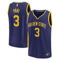 Youth Fanatics Branded Chris Paul Navy Golden State Warriors Fast Break Player Jersey - Statement Edition