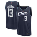 Men's Fanatics Branded Paul George Navy LA Clippers Fast Break Jersey - City Edition