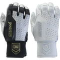 Marucci Adult Luxe Batting Gloves Grey/Black Small /Grey|Black