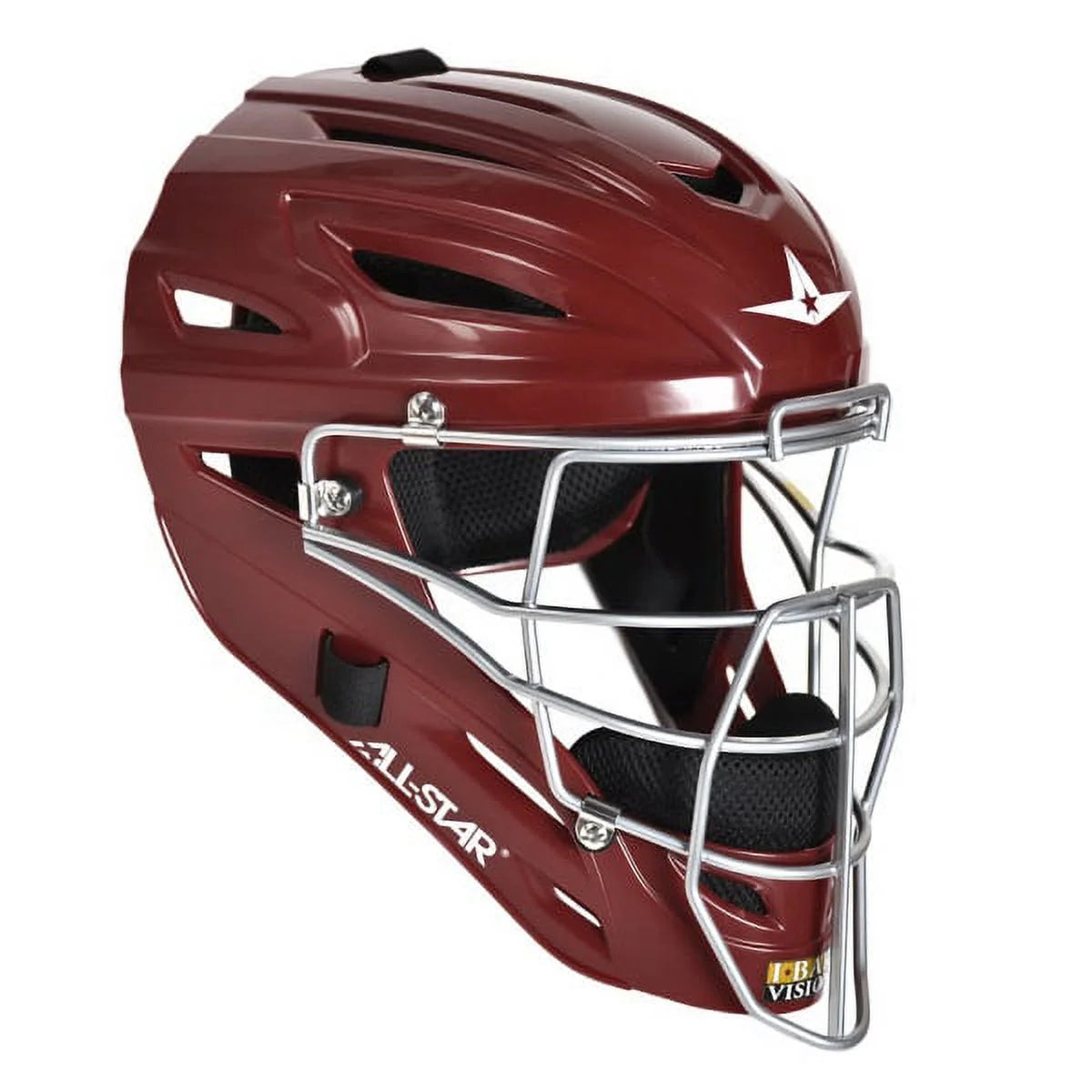 All-Star System 7 Catcher's Helmet Adult Size Solid Color High-Impact ABS Shell