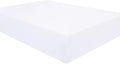 Amay 800 Thread Count 100% Organic Cotton Twin Size Fitted Sheet ( 39X75 ) Fits Mattress Upto 24- 26 inches Deep Pocket, White Solid