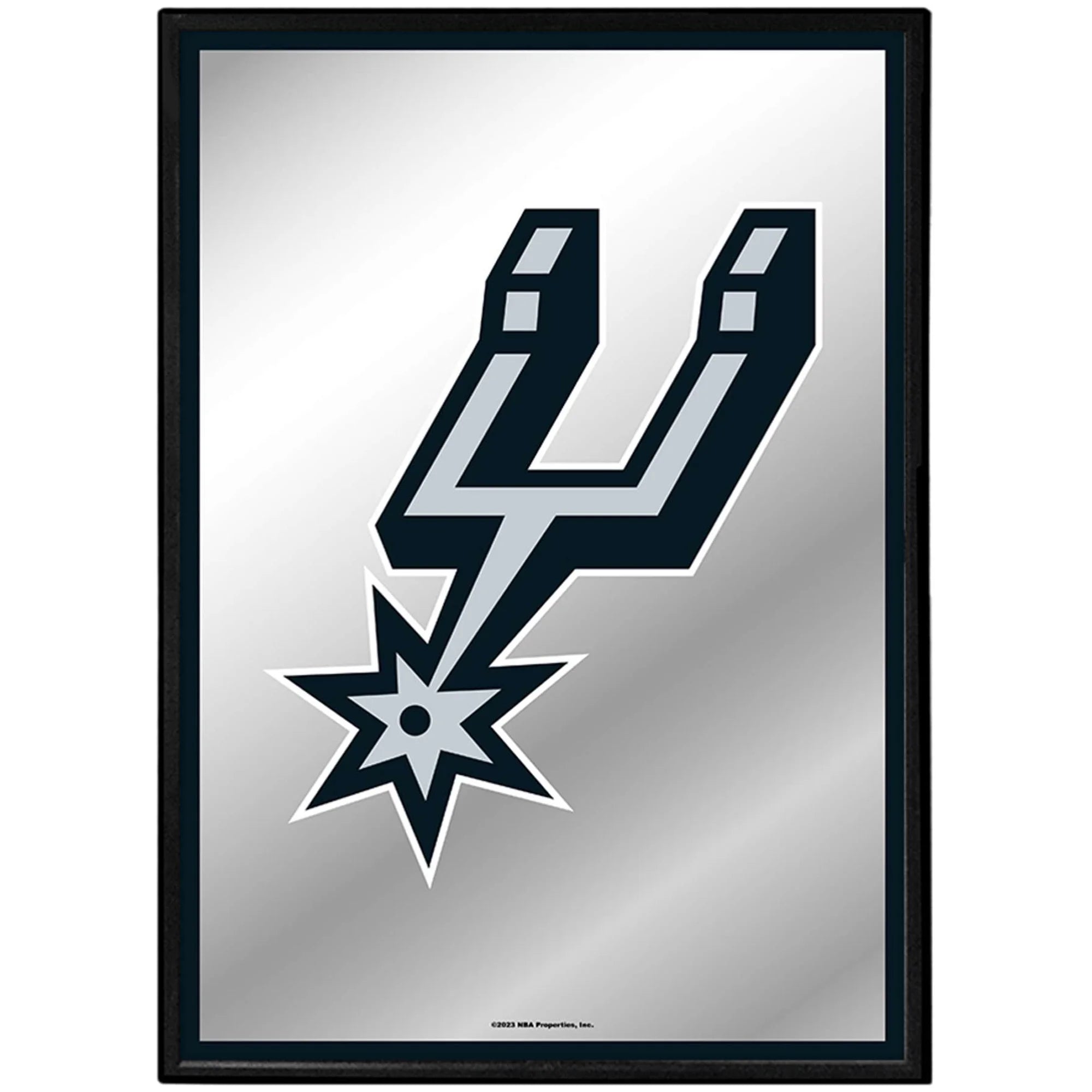 San Antonio Spurs: Framed Mirrored Wall Sign