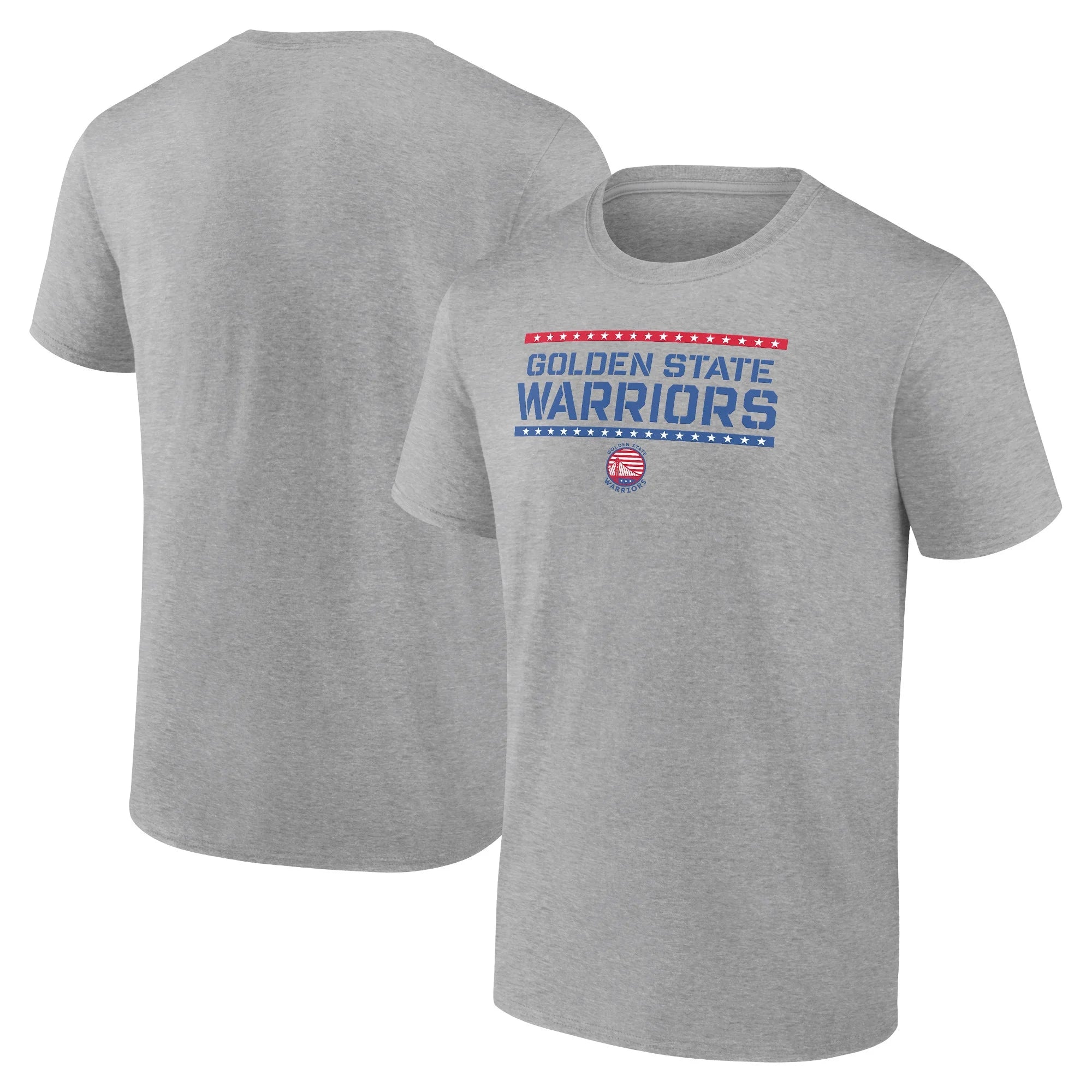 Men's Fanatics Branded  Heather Gray Golden State Warriors Hoops For Troops Training T-Shirt