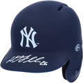 DJ LeMahieu New York Yankees Autographed Matte Blue Mini Batting Helmet - Fanatics Authentic Certified
