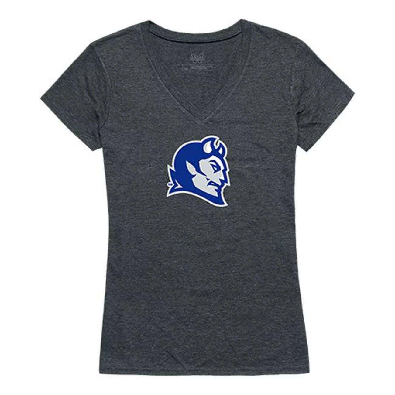 Central Connecticut State University Cinder Tee for Women, Heather Charcoal - Medium