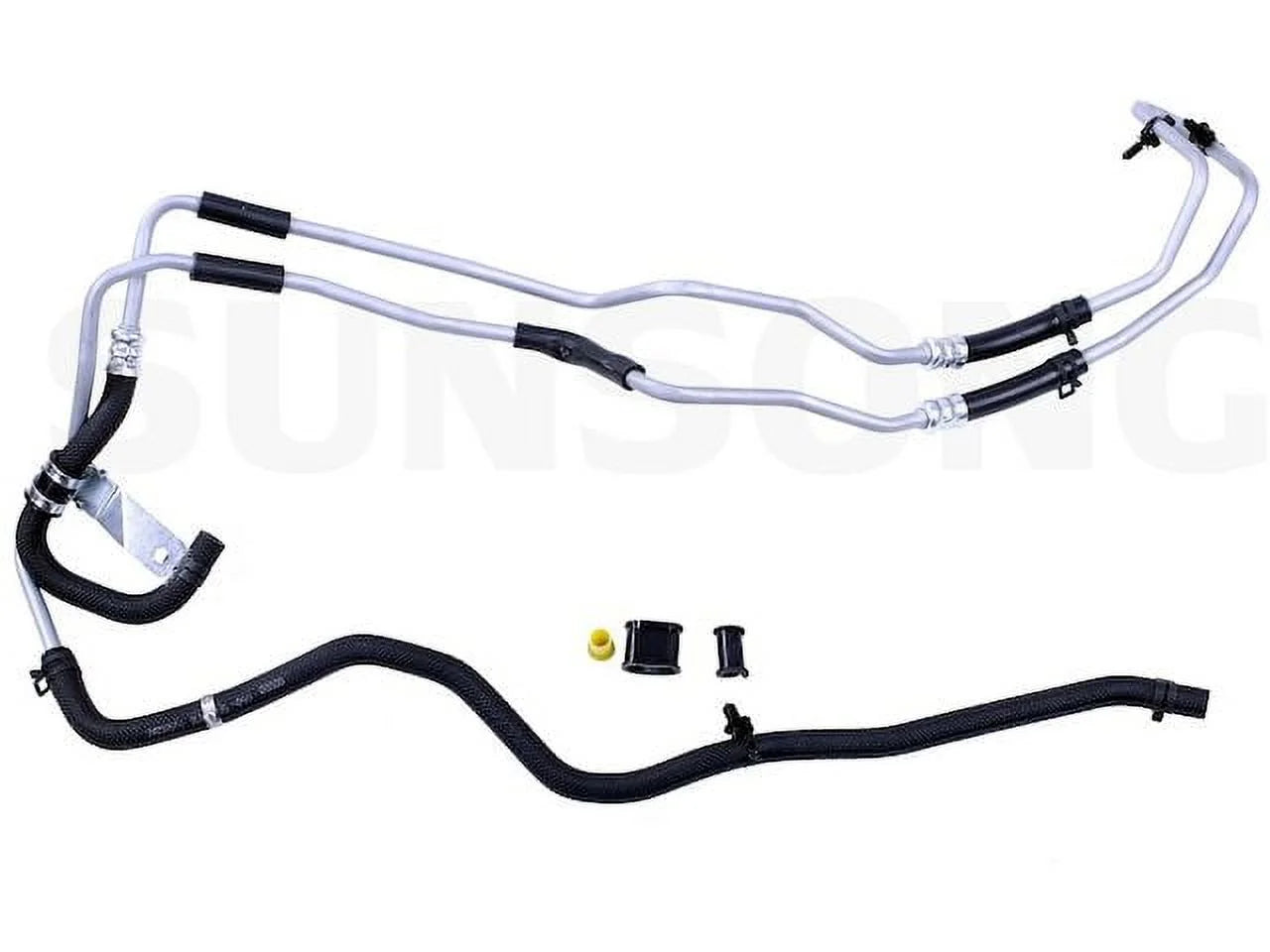 Power Steering Return Line Hose Assembly - Gear to Cooler - Compatible with 2007 - 2012 Jeep Compass 2008 2009 2010 2011 2013