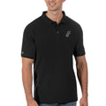 Men's Antigua Black San Antonio Spurs Legacy Pique Polo