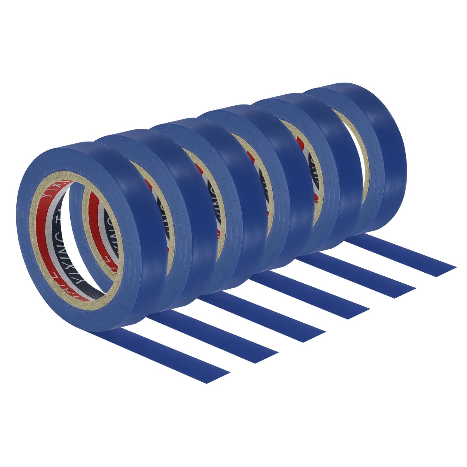 Uxcell 32.8Ft Tennis Racket Badminton Racquet Grip Finishing Tapes, Blue 6 Pack