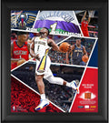 Zion Williamson New Orleans Pelicans Framed 15 x 17 Player Impact Collage with a Piece of Team-Used Basketball - Limited Edition of 500